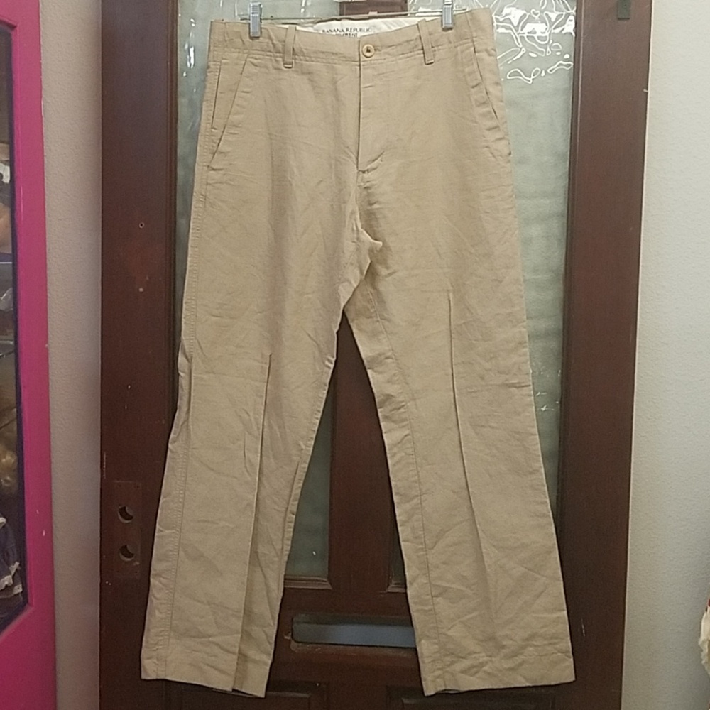 Men's Banana Republic Khaki Twill Pants